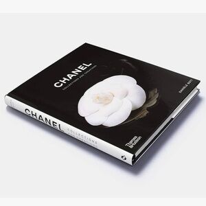 CHANEL Black and White Floral Cover Book